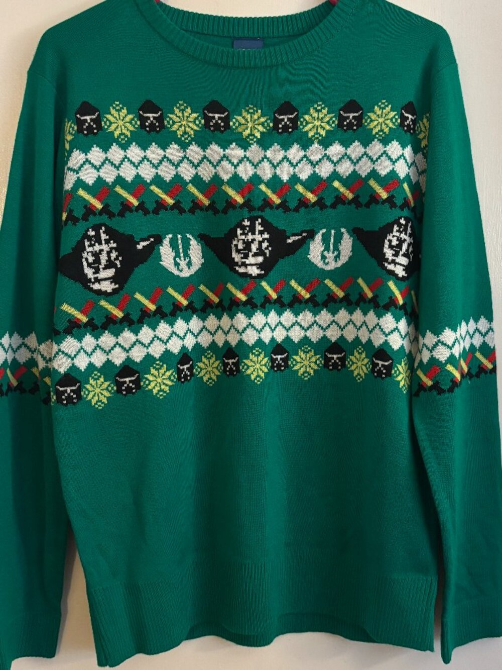 Star Wars Yoda Rebel Ugly Christmas Sweater